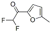 Ethanone,  2,2-difluoro-1-(5-methyl-2-furanyl)- Struktur