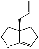 (R)-5-Allyl-2-oxabicyclo[3.3.0]oct-8-ene Struktur