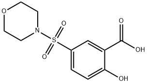 2-HYDROXY-5-(MORPHOLINE-4-SULFONYL)-BENZOIC ACID Struktur