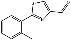 2-O-TOLYL-THIAZOLE-4-CARBALDEHYDE Struktur