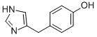 4-(1H-IMIDAZOL-4-YLMETHYL)-PHENOL Struktur