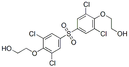 2,2'-[sulphonylbis[(2,6-dichloro-4,1-phenylene)oxy]]bisethanol Struktur