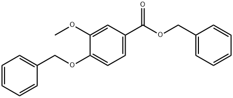 Benzyl 4-(benzyloxy)-3-methoxybenzoate Struktur