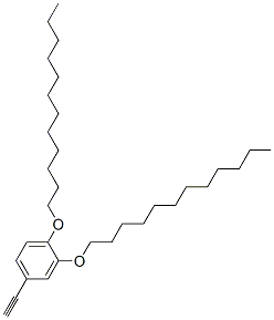 1,2-BIS-DODECYLOXY-4-ETHYNYL-BENZENE Struktur