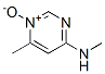 4-Pyrimidinamine, N,6-dimethyl-, 1-oxide (9CI) Struktur