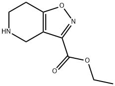 4,5,6,7-TETRAHYDRO-ISOXAZOLO[4,5-C]PYRIDINE-3-CARBOXYLIC ACID, ETHYL ESTER Struktur