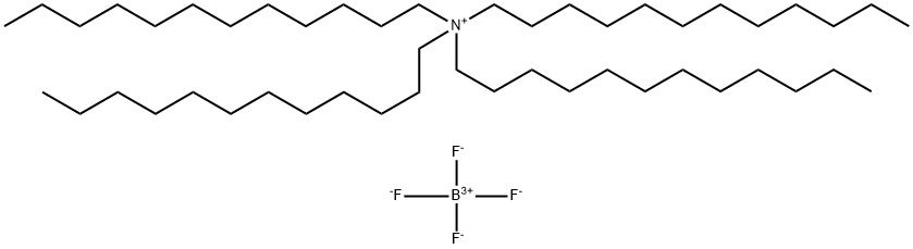 TETRADODECYLAMMONIUM TETRAFLUOROBORATE Struktur