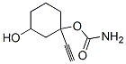 Carbamic acid, 1-ethynyl-3-hydroxycyclohexyl ester (7CI) Struktur