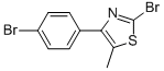 2-BROMO-4-(4-BROMOPHENYL)-5-METHYLTHIAZOLE Struktur