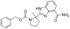 benzyl 2-[4-(aMinocarbonyl)-1H-benziMidazol-2-yl]-2-Methylpyrrolidine-1-carboxylate Struktur