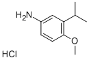 2-ISOPROPYL-4-AMINO ANISOLE HYDROCHLORIDE Struktur