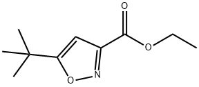 ETHYL 5-TERT-BUTYLISOXAZOLE-3-CARBOXYLATE Struktur