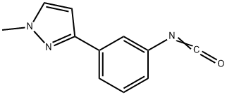 3-(1-Methyl-1H-pyrazol-3-yl)phenyl isocyanate Struktur