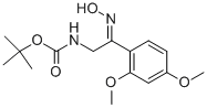 [2-(2,4-DIMETHOXY-PHENYL)-2-HYDROXYIMINO-ETHYL]-CARBAMIC ACID TERT-BUTYL ESTER Struktur