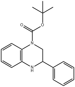 3-PHENYL-3,4-DIHYDRO-2H-QUINOXALINE-1-CARBOXYLIC ACID TERT-BUTYL ESTER Struktur