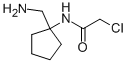 N-(1-AMINOMETHYL-CYCLOPENTYL)-2-CHLORO-ACETAMIDE Struktur