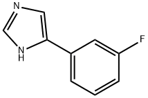 1H-Imidazole,  5-(3-fluorophenyl)- Struktur