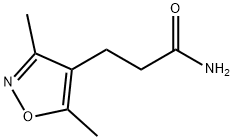 3-(3,5-diMethylisoxazol-4-yl)propanaMide Struktur