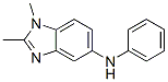 1H-Benzimidazol-5-amine,  1,2-dimethyl-N-phenyl- Struktur