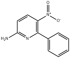 2-AMINO-5-NITRO-6-PHENYLPYRIDINE Struktur