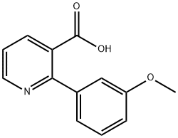 2-(3-METHOXYPHENYL)NICOTINIC ACID Struktur