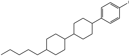 Benzene,1-iodo-4-(4'-pentyl[1,1'-bicyclohexyl]-4-yl)- Struktur