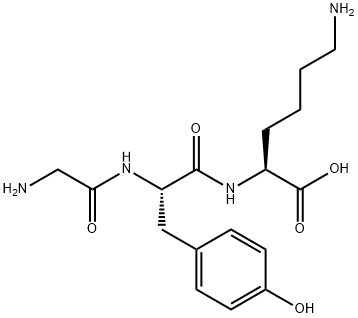 glycyl-tyrosyl-lysine Struktur