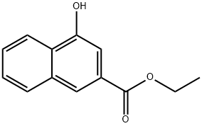 ethyl 4-hydroxy-2-naphthoate Struktur