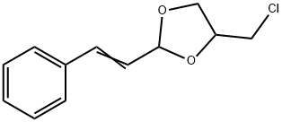 4-(chloromethyl)-2-(2-phenylethenyl)-1,3-dioxolane Struktur