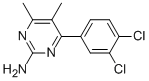 4-(3,4-DICHLOROPHENYL)-5,6-DIMETHYLPYRIMIDIN-2-AMINE Struktur