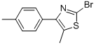 2-BROMO-5-METHYL-4-(4-METHYLPHENYL)THIAZOLE Struktur