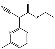 ethyl 2-cyano-2-(6-Methylpyridin-2-yl)acetate Struktur