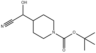 1-Boc-4-(cyanohydroxyMethyl)piperidine Struktur