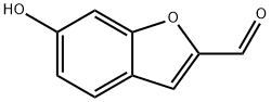 2-Benzofurancarboxaldehyde,  6-hydroxy- Struktur