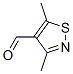 4-Isothiazolecarboxaldehyde, 3,5-dimethyl- (7CI,9CI) Struktur