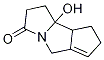 1,5,7,8,8a,8b-hexahydro-8b-hydroxy-Cyclopenta[a]pyrrolizin-3(2H)-one Struktur