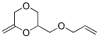 1,4-Dioxane,  2-methylene-6-[(2-propenyloxy)methyl]-  (9CI) Struktur