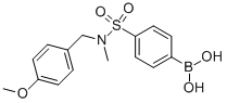 4-[N-METHYL-N-(4-METHOXYBENZYL)SULPHAMOYL]BENZENEBORONIC ACID 96 Struktur