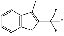 3-Methyl-2-(trifluoromethyl)-1H-indole Struktur