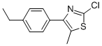 2-CHLORO-4-(4-ETHYLPHENYL)-5-METHYLTHIAZOLE Struktur