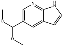 5-DIMETHOXYMETHYL-1H-PYRROLO[2,3-B]PYRIDINE Struktur