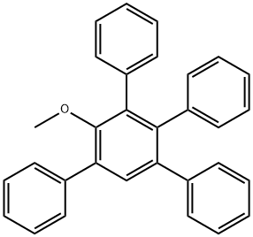 2-methoxy-1,3,4,5-tetraphenyl-benzene Struktur