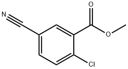 2-Chloro-5-cyanobenzoicacid Methyl ester Struktur