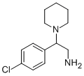 2-(4-CHLOROPHENYL)-2-PIPERIDIN-1-YLETHANAMINE Struktur