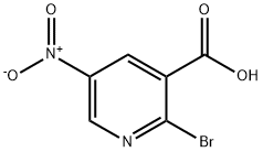 2-BROMO-5-NITRONICOTINIC ACID Struktur