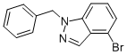 1-BENZYL-4-BROMO-1H-INDAZOLE Struktur