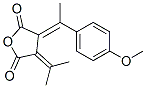 (E)-3-(1-(4-METHOXYPHENYL)ETHYLIDENE)-4-(PROPAN-2-YLIDENE)DIHYDROFURAN-2,5-DIONE Struktur