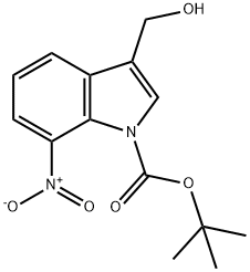 1-Boc-3-hydroxymethyl-7-nitroindole Struktur