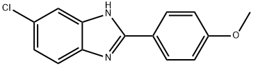 5-CHLORO-2-(4-METHOXYPHENYL)-1H-BENZIMIDAZOLE Struktur