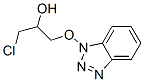 1-benzotriazol-1-yloxy-3-chloro-propan-2-ol Struktur